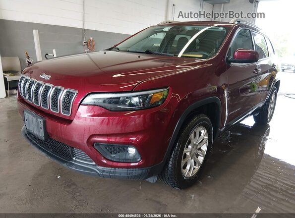 1C4PJMCB6KD343634 2019 JEEP CHEROKEE Red წინა მარცხენა ხედი სამი მეოთხედიდან
