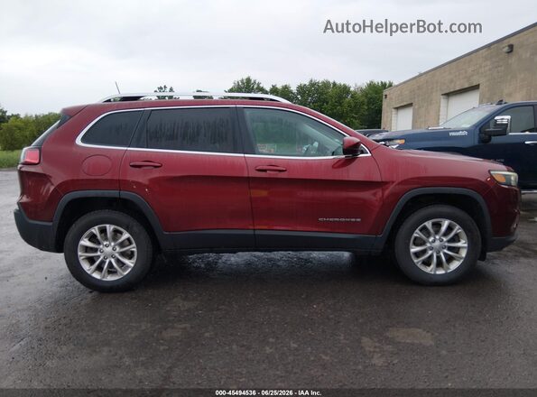 1C4PJMCB6KD343634 2019 JEEP CHEROKEE Red უკანა სალონის ხედი