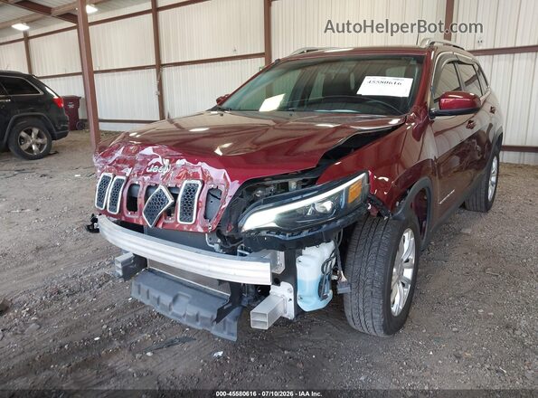 1C4PJMCB6KD433107 2019 JEEP CHEROKEE Красный Вид спереди