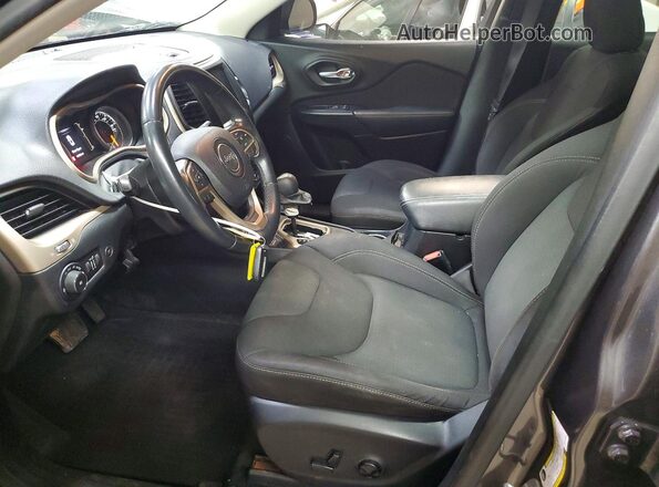 1C4PJMCB7GW114696 2016 JEEP CHEROKEE Gray Вид салону спереду
