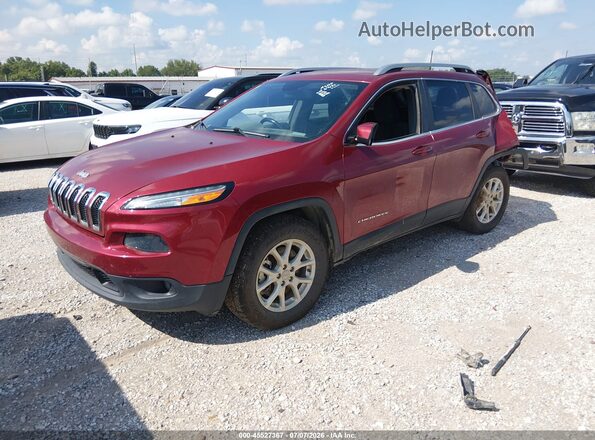 1C4PJMCB7HW608901 2017 JEEP CHEROKEE Red Przód lewy