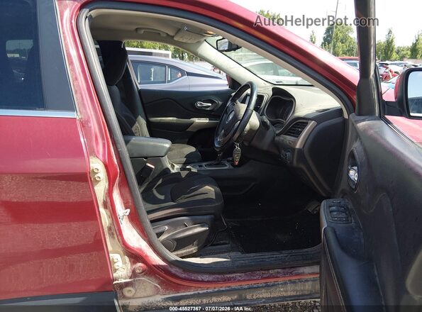 1C4PJMCB7HW608901 2017 JEEP CHEROKEE Red Widok wnętrza z przodu