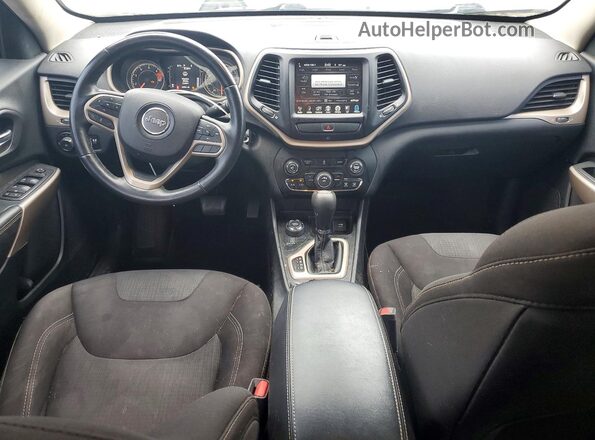 1C4PJMCB7HW657113 2017 JEEP CHEROKEE Black Вид панелі приладів