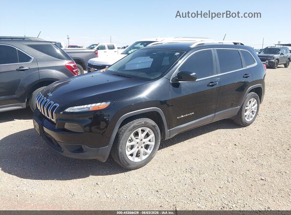 1C4PJMCB7JD528418 2018 JEEP CHEROKEE Black წინა მარცხენა ხედი სამი მეოთხედიდან