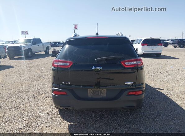 1C4PJMCB7JD528418 2018 JEEP CHEROKEE Black უკანა სალონის ხედი