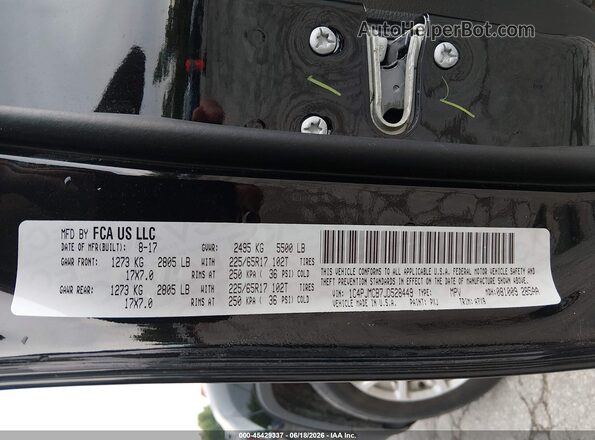 1C4PJMCB7JD528449 2018 JEEP CHEROKEE Black Vista del compartimento del motor