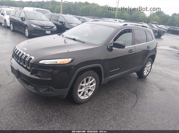 1C4PJMCB7JD528547 2018 JEEP CHEROKEE Black წინა მარცხენა ხედი სამი მეოთხედიდან