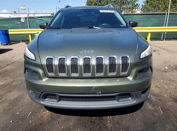 1C4PJMCB7JD602291 2018 JEEP CHEROKEE Зеленый Вид спереди