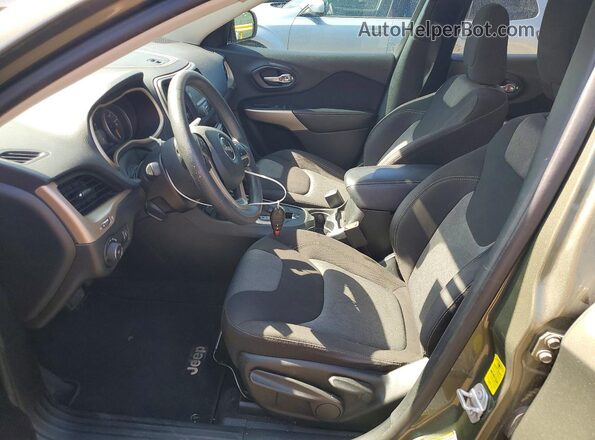 1C4PJMCB7JD602291 2018 JEEP CHEROKEE Зеленый Вид салона спереди