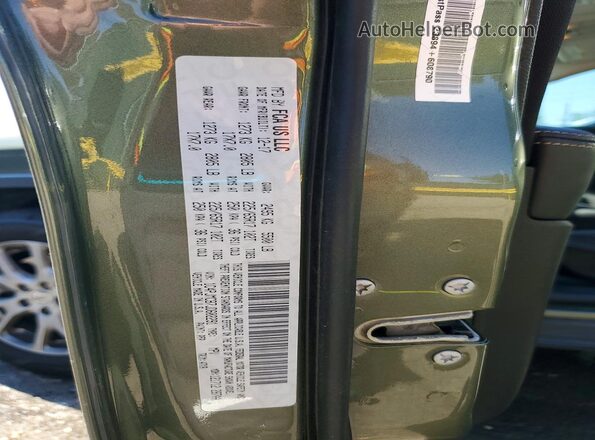 1C4PJMCB7JD602291 2018 JEEP CHEROKEE Зеленый Вид наклейки с VIN-кодом