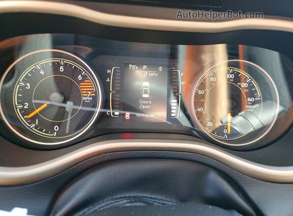 1C4PJMCB7JD602291 2018 JEEP CHEROKEE Зеленый Вид щитка приборов