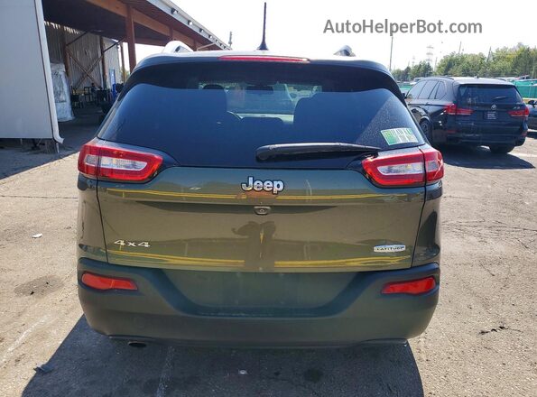 1C4PJMCB7JD602291 2018 JEEP CHEROKEE Зеленый Вид сзади