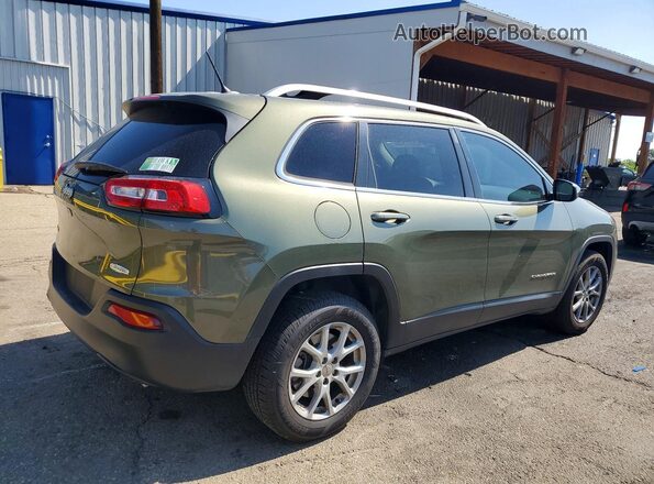 1C4PJMCB7JD602291 2018 JEEP CHEROKEE Зеленый Задняя правая четверть