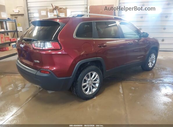 1C4PJMCB7KD343626 2019 JEEP CHEROKEE Maroon უკანა მარჯვენა