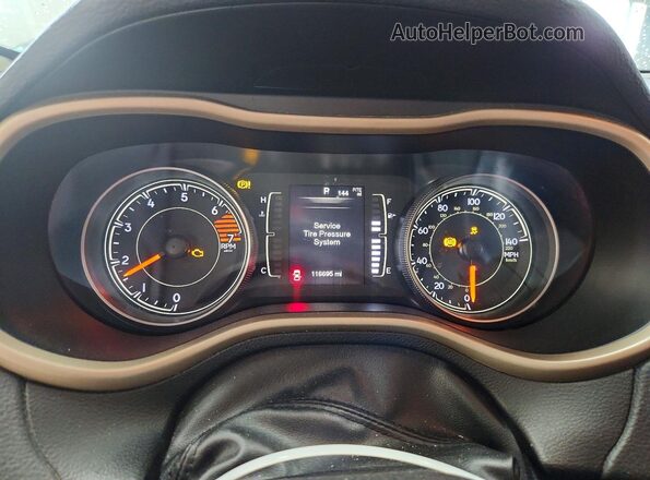 1C4PJMCB8GW153037 2016 JEEP CHEROKEE White Вид щитка приладів