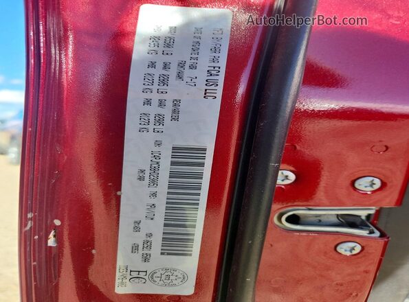 1C4PJMCB8HD230051 2017 JEEP CHEROKEE Red Vista de la etiqueta del VIN