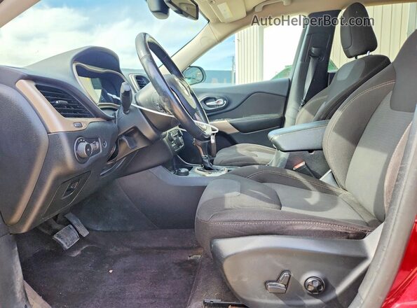 1C4PJMCB8HD230051 2017 JEEP CHEROKEE Red Vista interior delantera