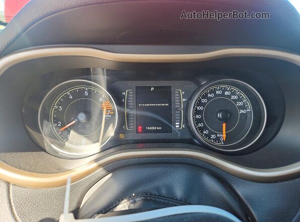 1C4PJMCB8HD230051 2017 JEEP CHEROKEE Red Vista del cuadro de instrumentos