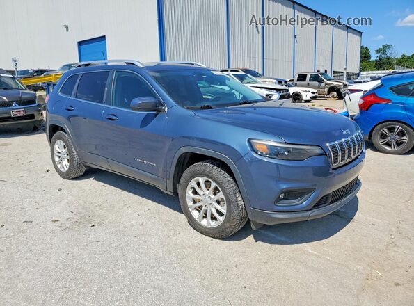 1C4PJMCB8KD450233 2019 JEEP CHEROKEE Blue Front right