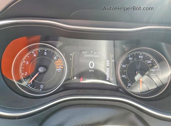 1C4PJMCB8KD450233 2019 JEEP CHEROKEE Blue Instrument cluster view