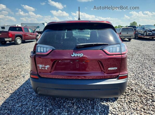 1C4PJMCB8LD555470 2020 JEEP CHEROKEE Maroon უკანა ხედი