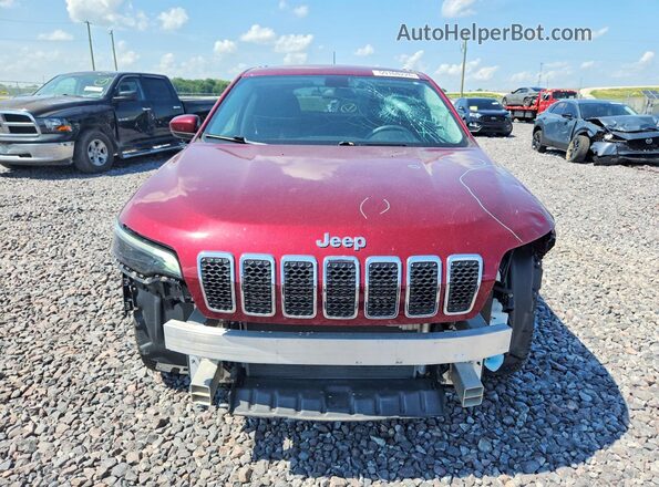 1C4PJMCB8LD555470 2020 JEEP CHEROKEE Maroon წინა ხედი