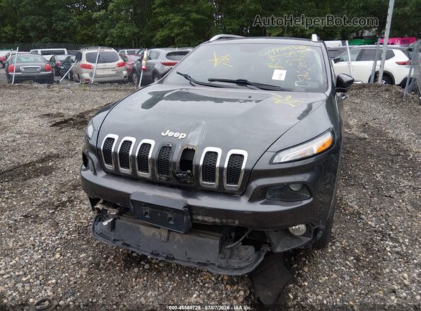 1C4PJMCB9HW575433 2017 JEEP CHEROKEE Gray Widok deski rozdzielczej