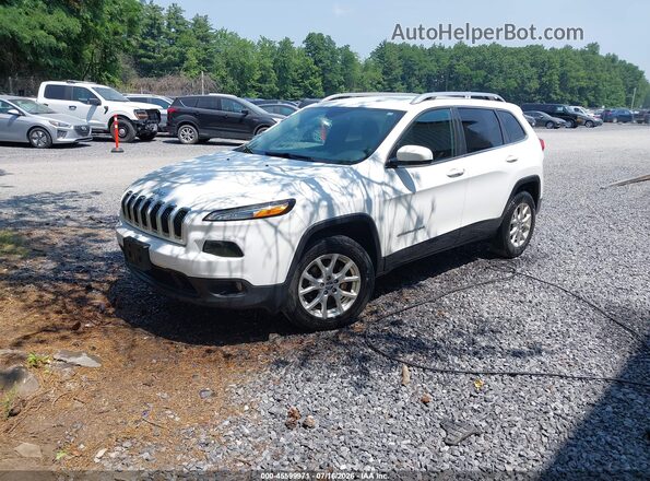 1C4PJMCB9JD528517 2018 JEEP CHEROKEE White წინა მარცხენა ხედი სამი მეოთხედიდან