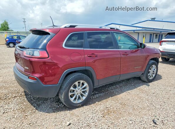 1C4PJMCB9KD213752 2019 JEEP CHEROKEE Burgundy Trasero derecho