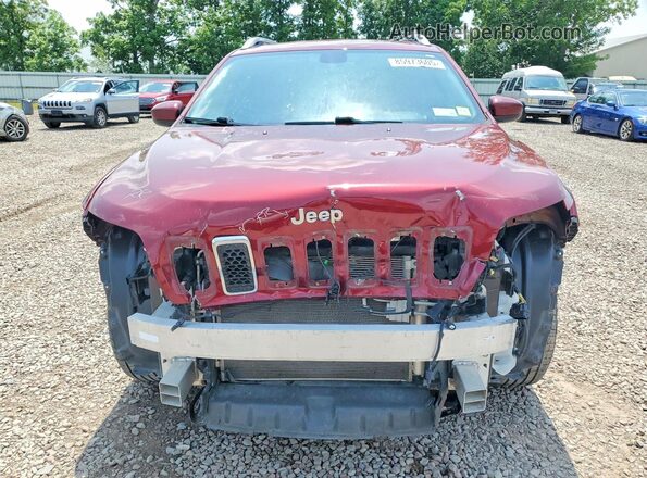 1C4PJMCB9KD213752 2019 JEEP CHEROKEE Burgundy Vista frontal
