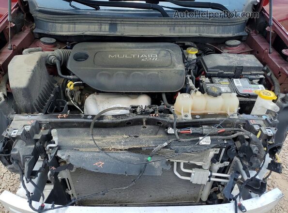 1C4PJMCB9KD213752 2019 JEEP CHEROKEE Burgundy Vista del compartimento del motor