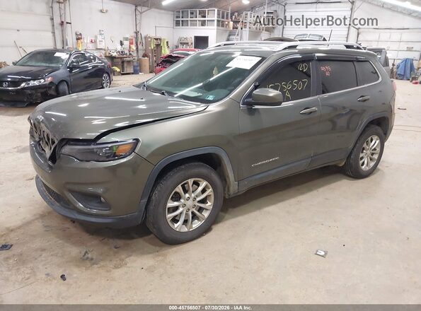 1C4PJMCB9KD228896 2019 JEEP CHEROKEE Зеленый Передняя левая четверть