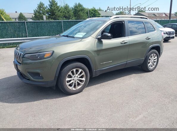 1C4PJMCB9KD343630 2019 JEEP CHEROKEE Green Vista tres cuartos delantera izquierda