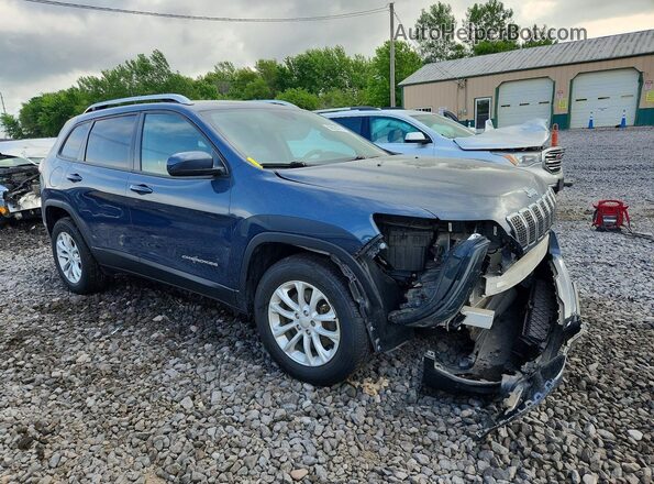 1C4PJMCB9MD184952 2021 JEEP CHEROKEE Blue Przód prawy