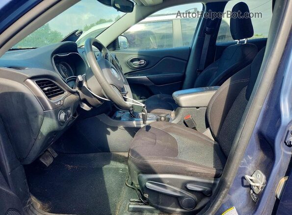 1C4PJMCB9MD184952 2021 JEEP CHEROKEE Blue Widok wnętrza z przodu