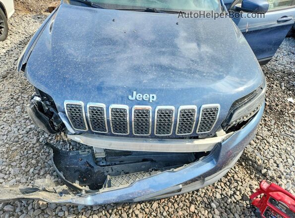 1C4PJMCB9MD184952 2021 JEEP CHEROKEE Blue Widok wnętrza z tyłu