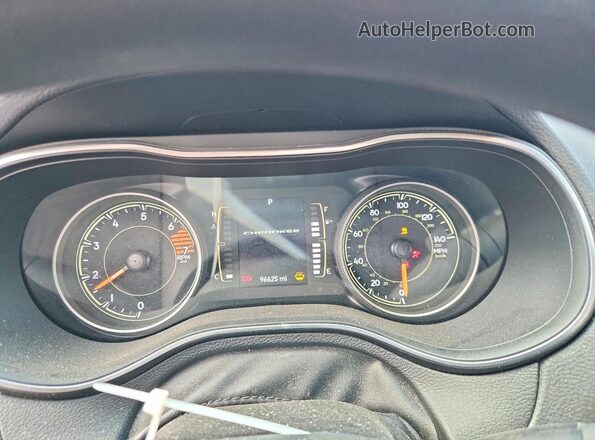 1C4PJMCB9MD184952 2021 JEEP CHEROKEE Blue Widok zestawu wskaźników