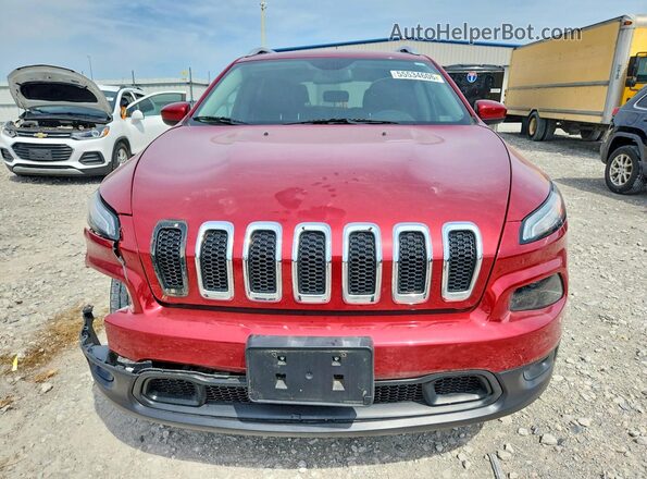 1C4PJMCBXHW614871 2017 JEEP CHEROKEE Red Front view
