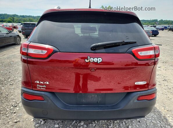 1C4PJMCBXHW614871 2017 JEEP CHEROKEE Red Rear view