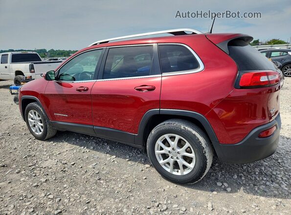 1C4PJMCBXHW614871 2017 JEEP CHEROKEE Red Rear left