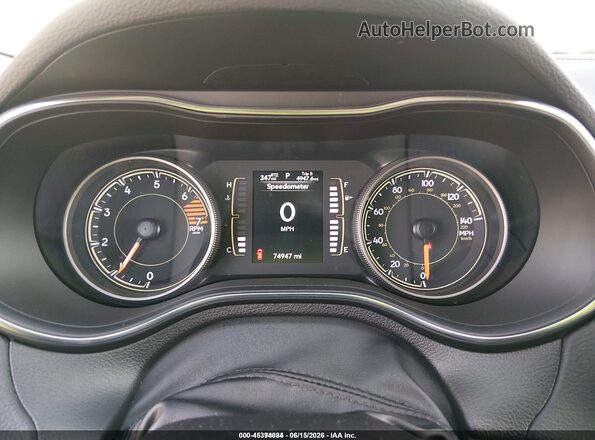 1C4PJMCBXKD444935 2019 JEEP CHEROKEE White უკანა სავარძლების ხედი
