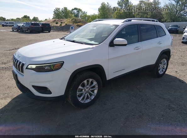 1C4PJMCBXKD444935 2019 JEEP CHEROKEE White წინა მარცხენა ხედი სამი მეოთხედიდან
