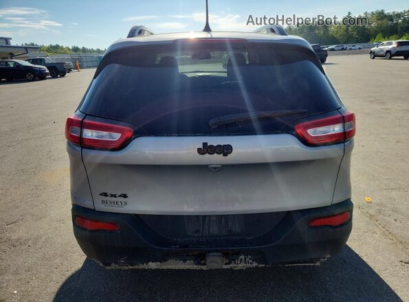 1C4PJMCS1GW106089 2016 JEEP CHEROKEE Silver Հետևի տեսք