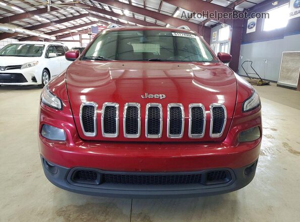 1C4PJMCS1HD216119 2017 JEEP CHEROKEE Red Front view