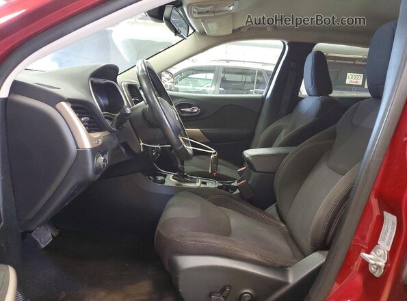 1C4PJMCS1HD216119 2017 JEEP CHEROKEE Red Front interior view