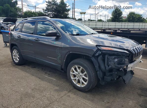 1C4PJMCS1HW637911 2017 JEEP CHEROKEE Gray Front right