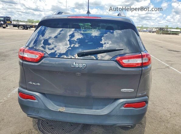 1C4PJMCS1HW637911 2017 JEEP CHEROKEE Gray Rear view