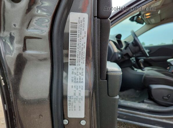 1C4PJMCS2GW170349 2016 JEEP CHEROKEE Gray VIN կոդի պիտակի տեսք