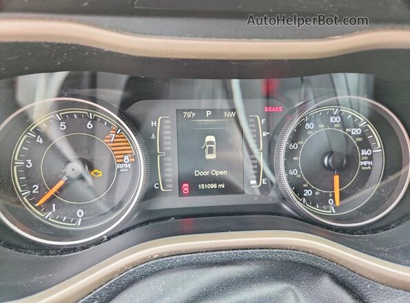 1C4PJMCS2GW170349 2016 JEEP CHEROKEE Gray Սարքավորումների վահանակի տեսք