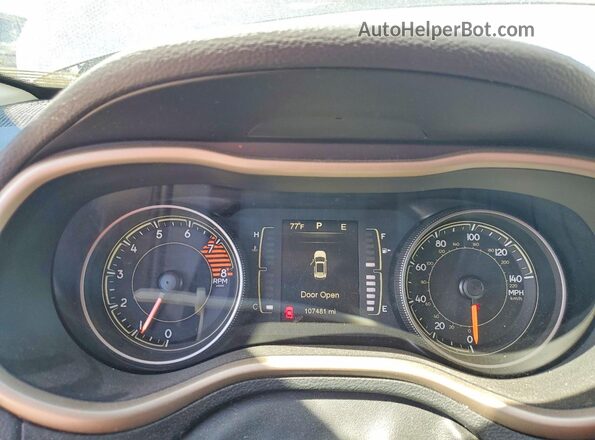 1C4PJMCS2GW192917 2016 JEEP CHEROKEE Black Սարքավորումների վահանակի տեսք